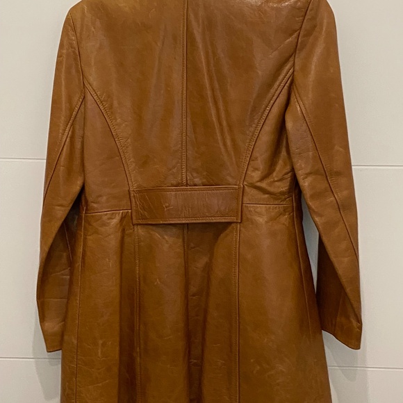 Vintage Leather Coat from London - 8 UK - Picture 4 of 4